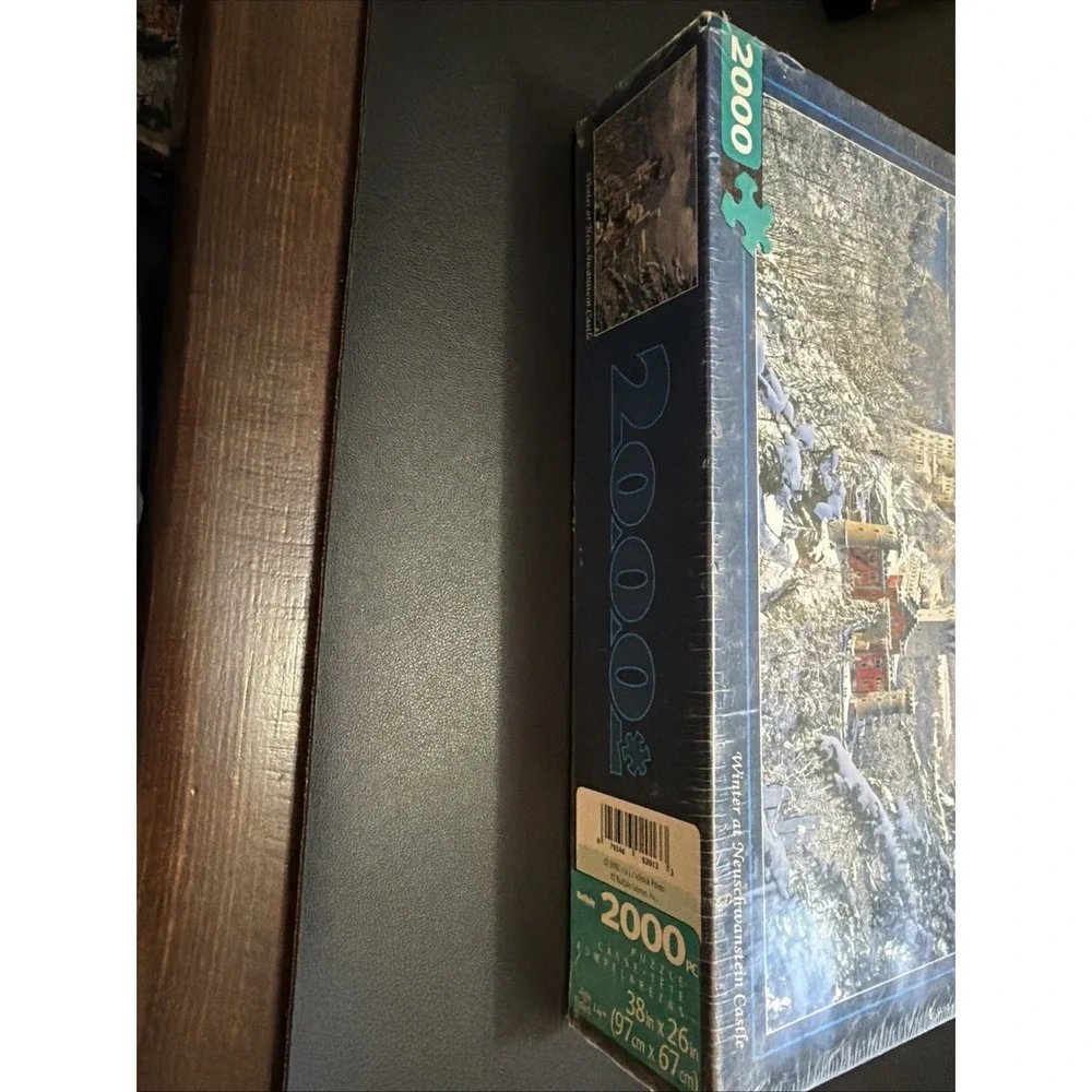 Buffalo Games 2000 Piece Jigsaw Puzzle Winter at Neuschwanstein Castle - Sealed!